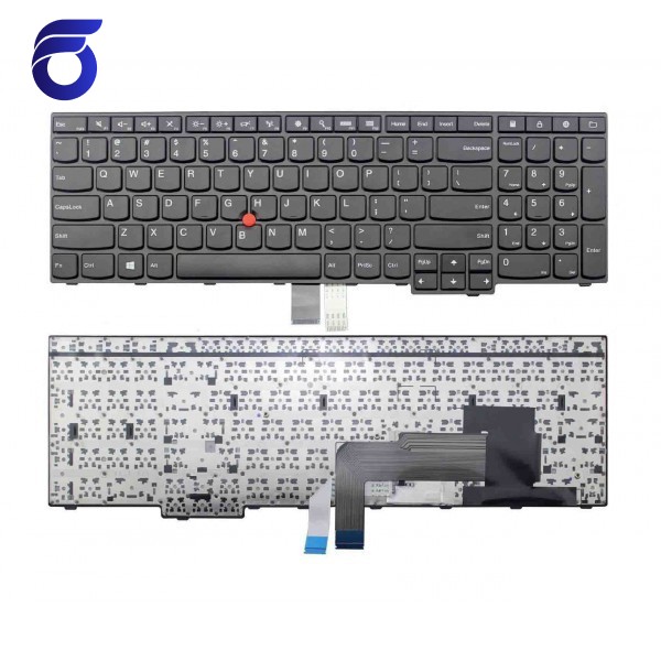 کیبورد لپ تاپ لنوو ThinkPad E550-E560 مشکی-با موس-بافریم