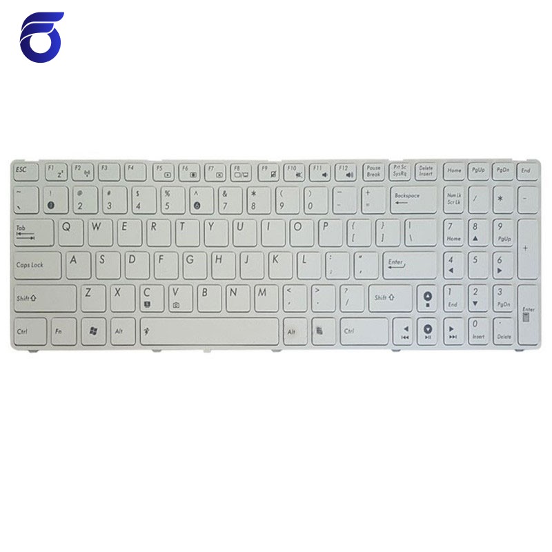 کیبورد لپ تاپ ایسوس K52-K53-N61 سفید-بافریم