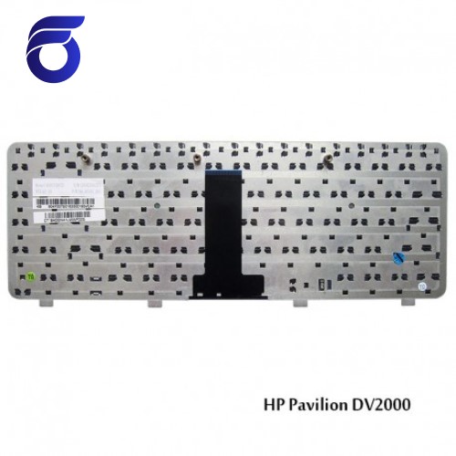 کیبورد لپ تاپ اچ پی HP Pavilion DV2000 Laptop Keyboard نقره ای