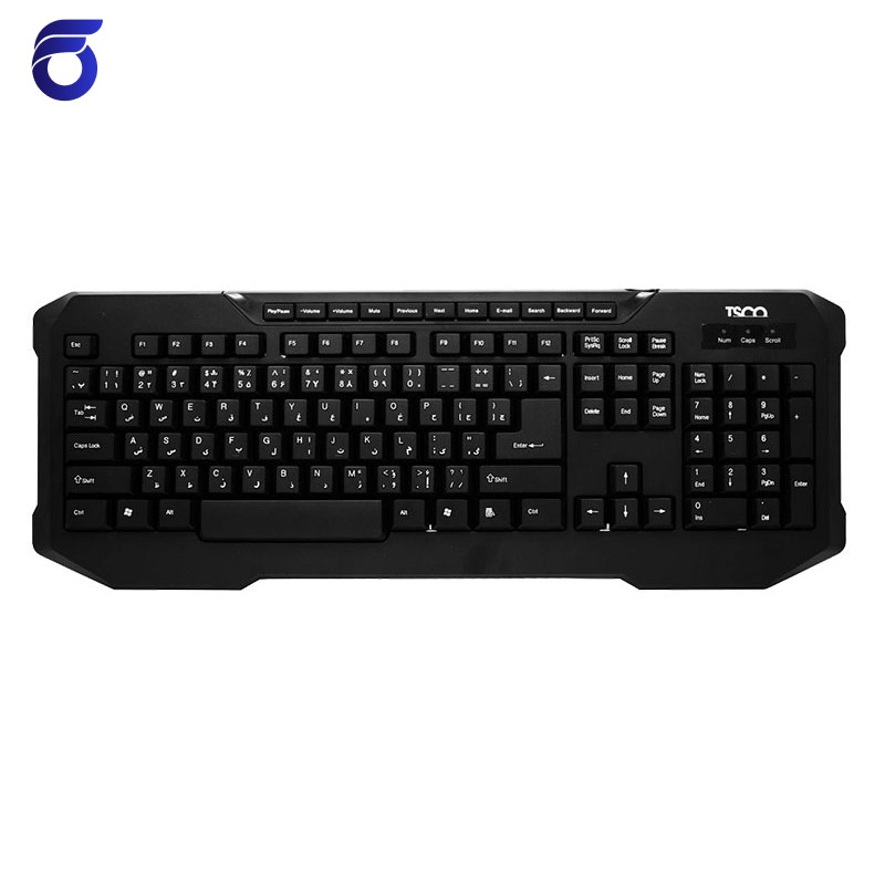 کیبورد با سیم تسکو مدل TSCO TK 8026