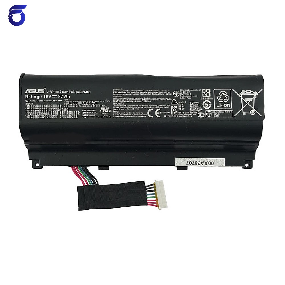 باتری لپ تاپ ایسوس ROG G751 داخلی-اورجینال