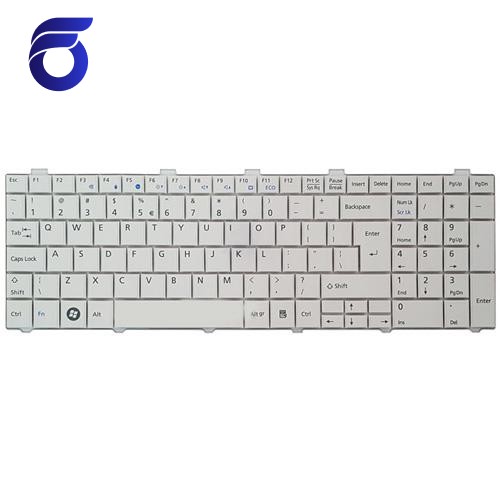 کیبورد لپ تاپ فوجیتسو Lifebook AH530 سفید