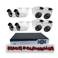 پکیج دوربین مداربسته 8کانال IP 4Mp هایلوک شماره FI-HL408