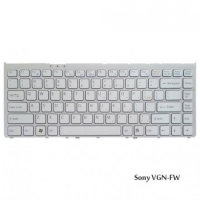 کیبورد لپ تاپ سونی VGN-FW سفید-بافریم نقره ای   کیبورد لپ تاپ سونی VGN-FW   کیبرد لپ تاپ سونی مدل VGN-FW سفید   قطعات لپ تاپ   فروش قطعات تعمیری لپ تاپ   مرکز پخش قطعات لپ تاپ در تهران