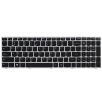 کیبرد لپ تاپ لنوو IdeaPad G50-70 مشکی-بدون بک لایت-با فریم نقره ای    کیبورد لپ تاپ لنوو G50-70   تعمیرات فوق تخصصی لپ تاپ تهران   فروش قطعات تعمیری لپ تاپ   مرکز پخش قطعات لپ تاپ تهران