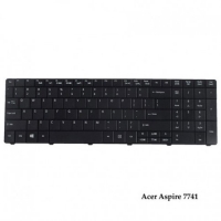 کیبورد لپ تاپ ایسر 7741 مشکی - با دکمه پهن   Acer Aspire 7741 Laptop Keyboard   کیبورد لپ تاپ ایسر7741 مشکی   کیبرد لپ تاپ ایسر مدل 7741  قطعات لپ تاپ   تعمیرات فوق تخصصی لپ تاپ تهران   فروش