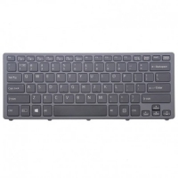 کیبورد لپ تاپ سونی Sony SVF14N Laptop Keyboard مشکی-با فریم-با بک لایت